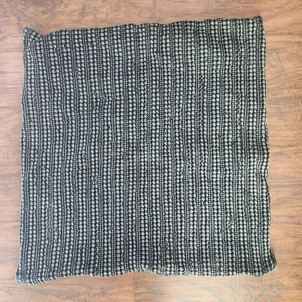 Pottery Barn Textured Cotton Pillow Cover 24